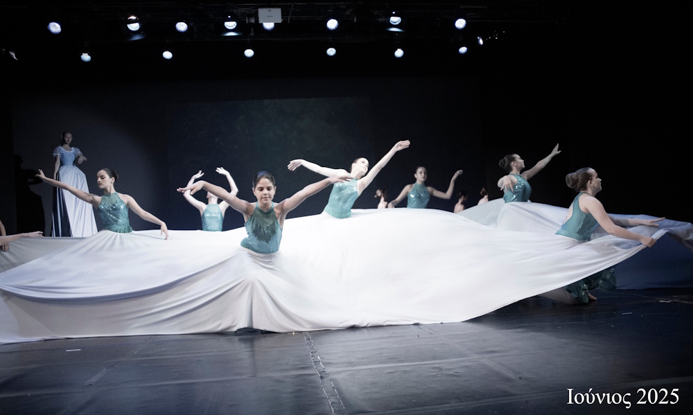 Ballet dancer in white costume